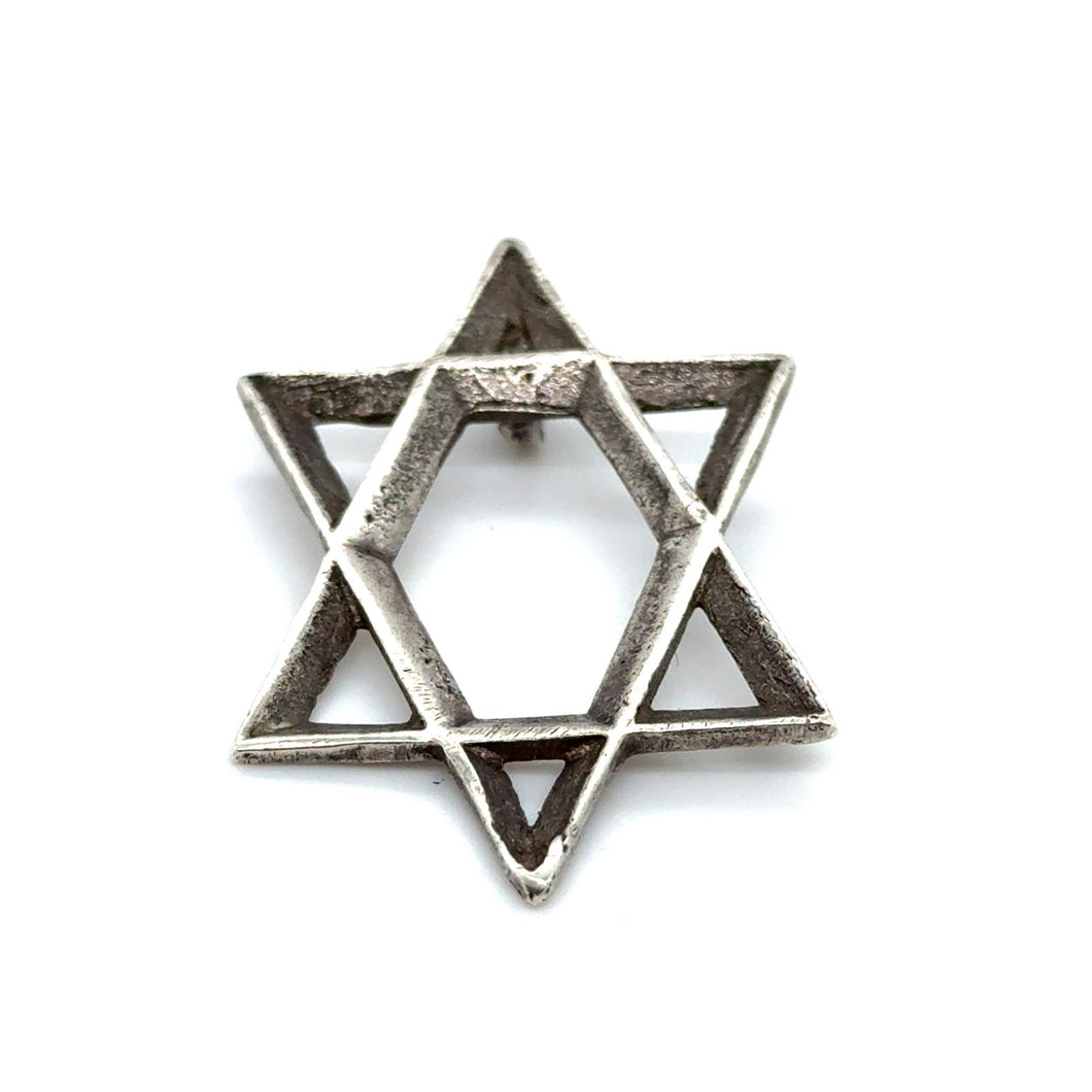 Silver Star of David Pendant