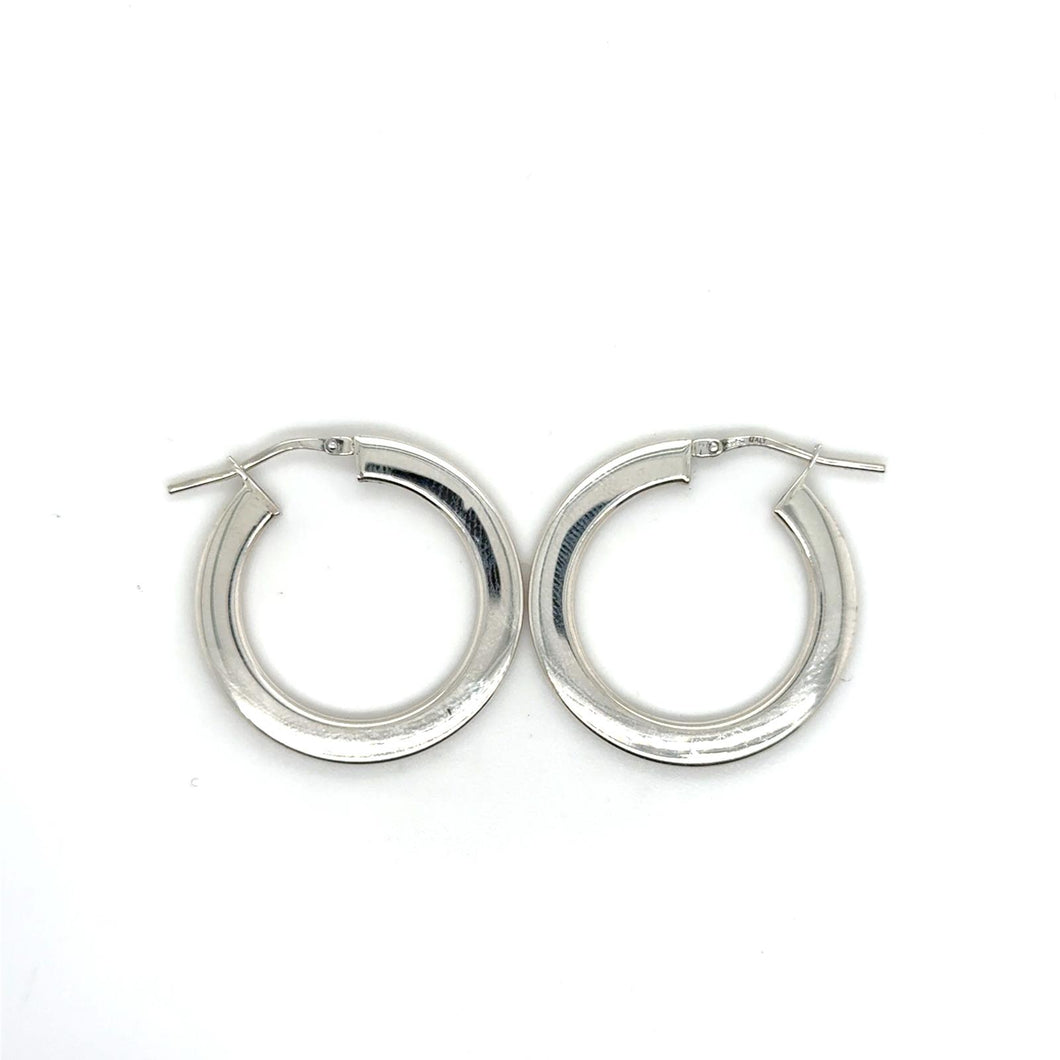 Silver Hoop Earrings