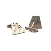Load image into Gallery viewer, 70&#39;s Silver Cufflinks
