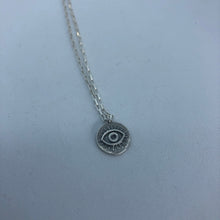 Load image into Gallery viewer, Silver Eye Necklace
