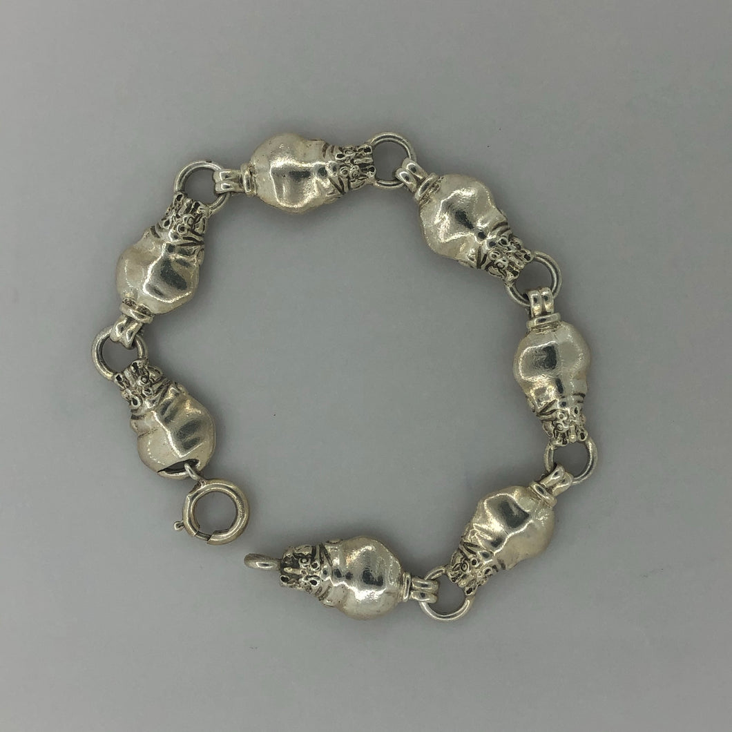 Solid Silver African Hippo Bracelet by PATRICK MAVROS